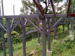 钢架走道油漆涂装